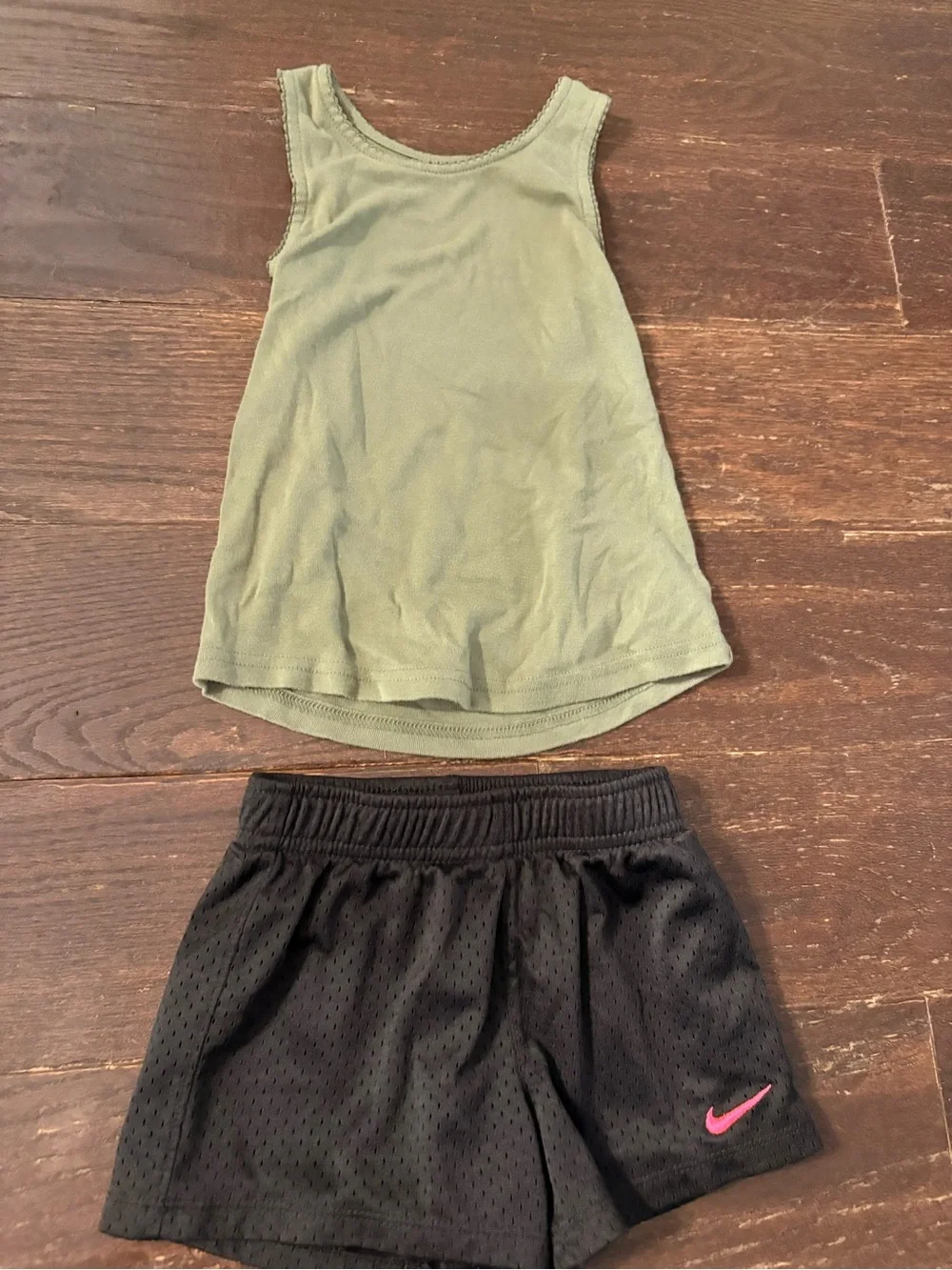 Old Navy Olive Green Toddler Tank Top